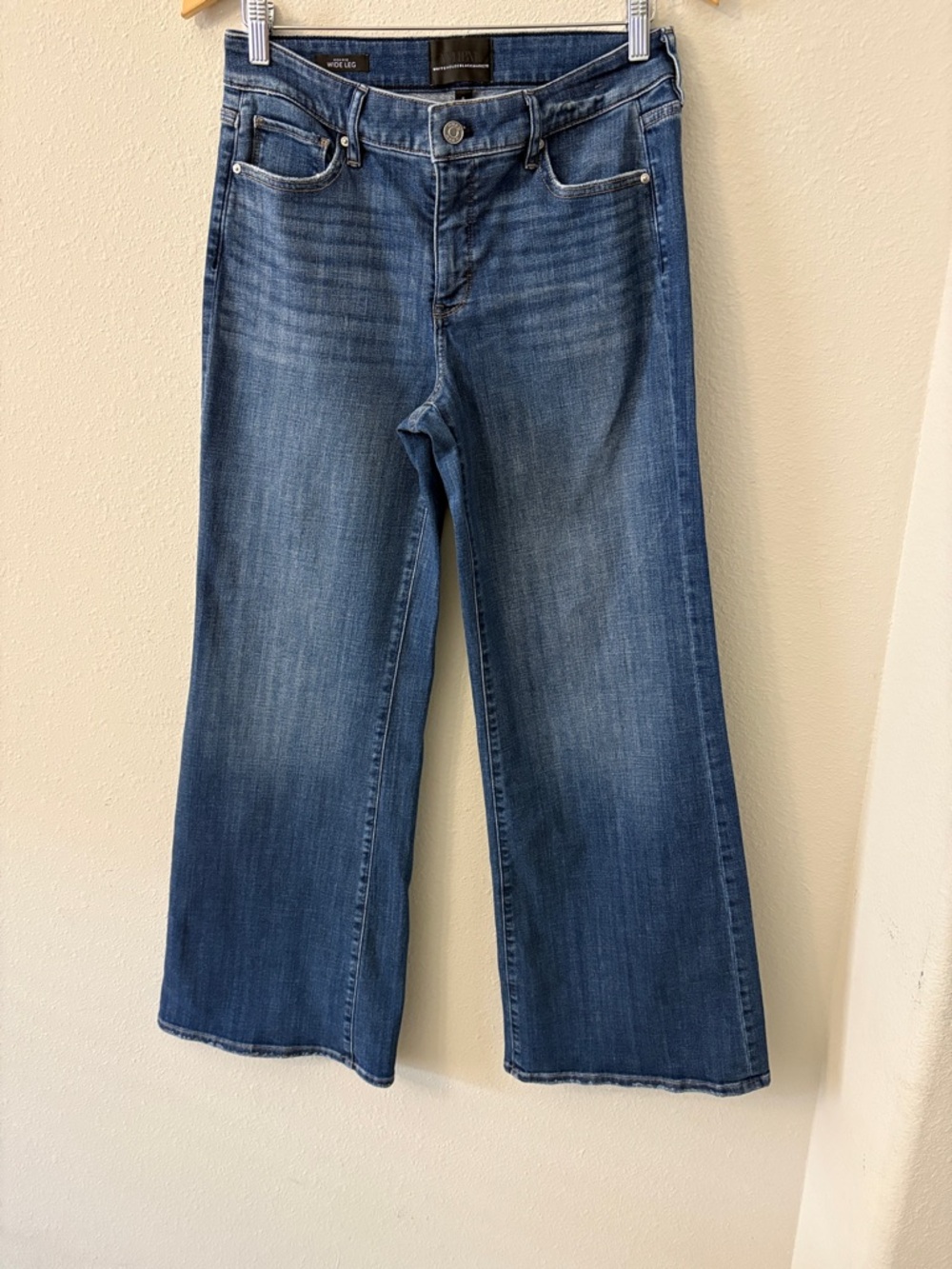 White House Black Market Blue Wide-Leg Jeans